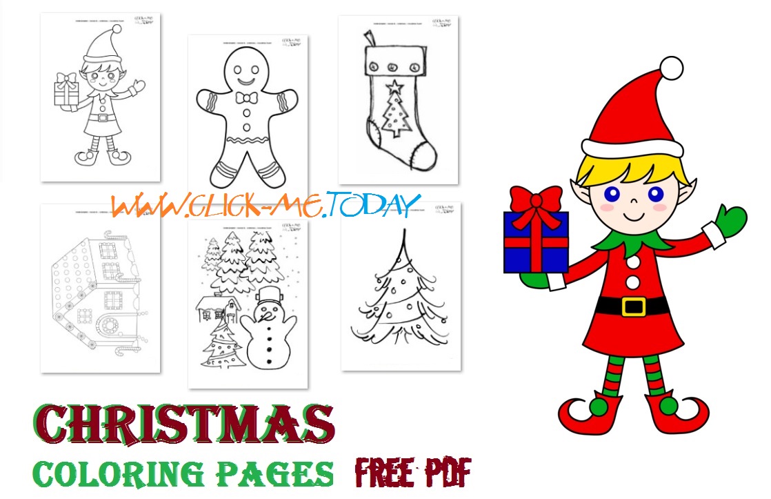 Free printable Christmas coloring pages Download PDF