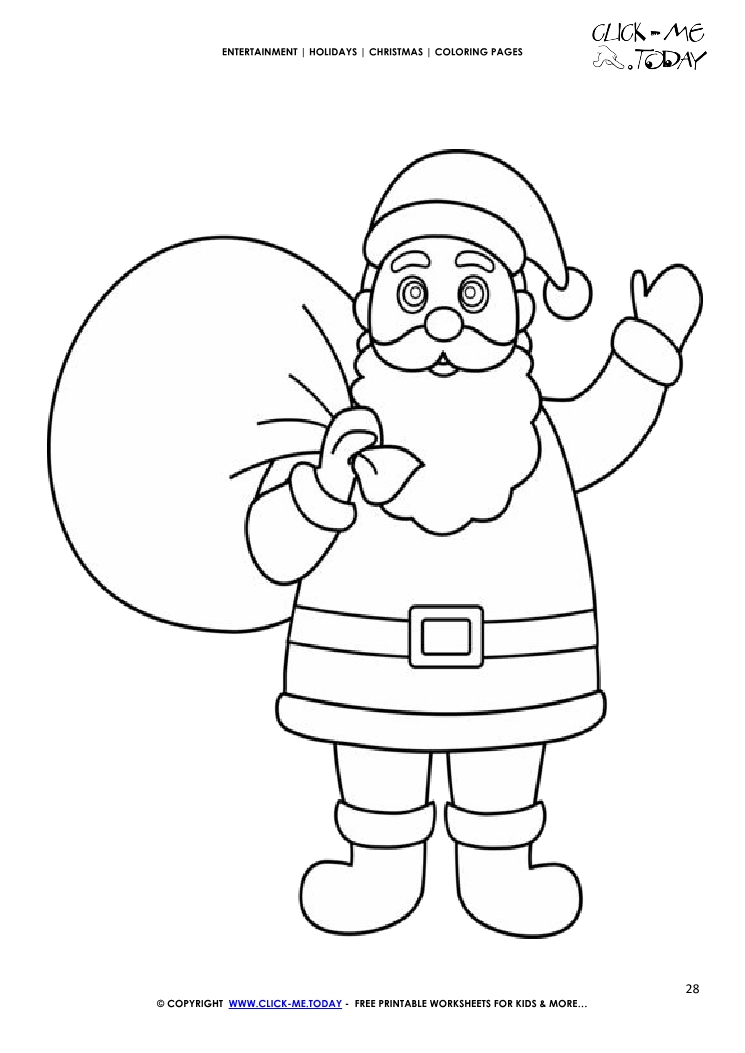 Santa Claus Coloring page