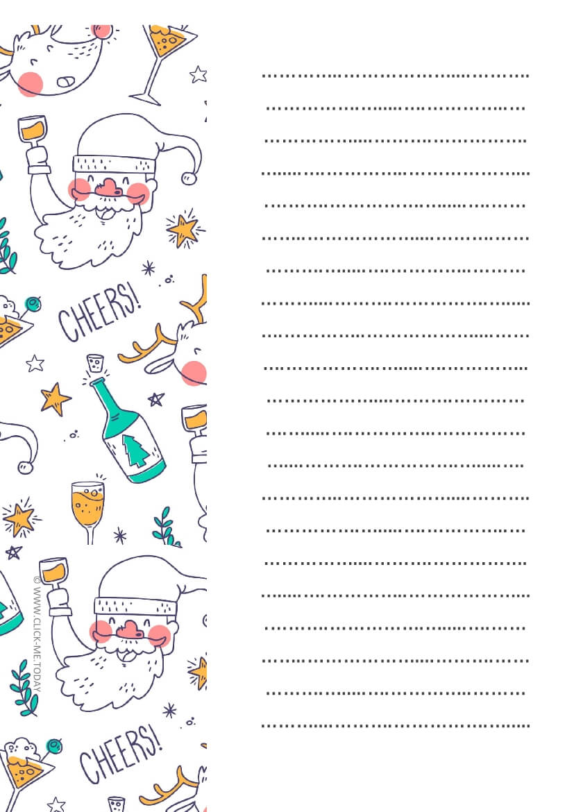 FREE PRINTABLE FUNNY LETTER TO SANTA FOR ADULTS - PDF