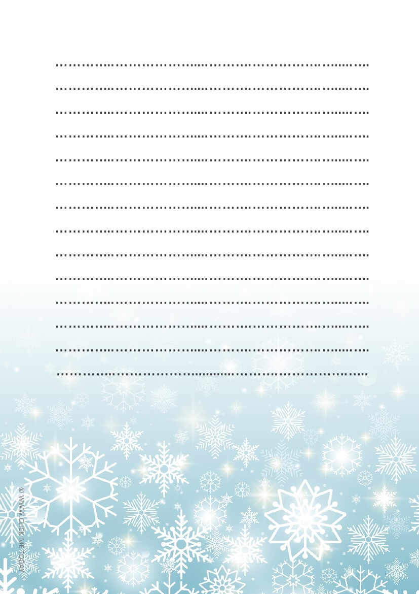 PRINTABLE LETTER TO SANTA FOR ADULTS WRITING SET PDF
