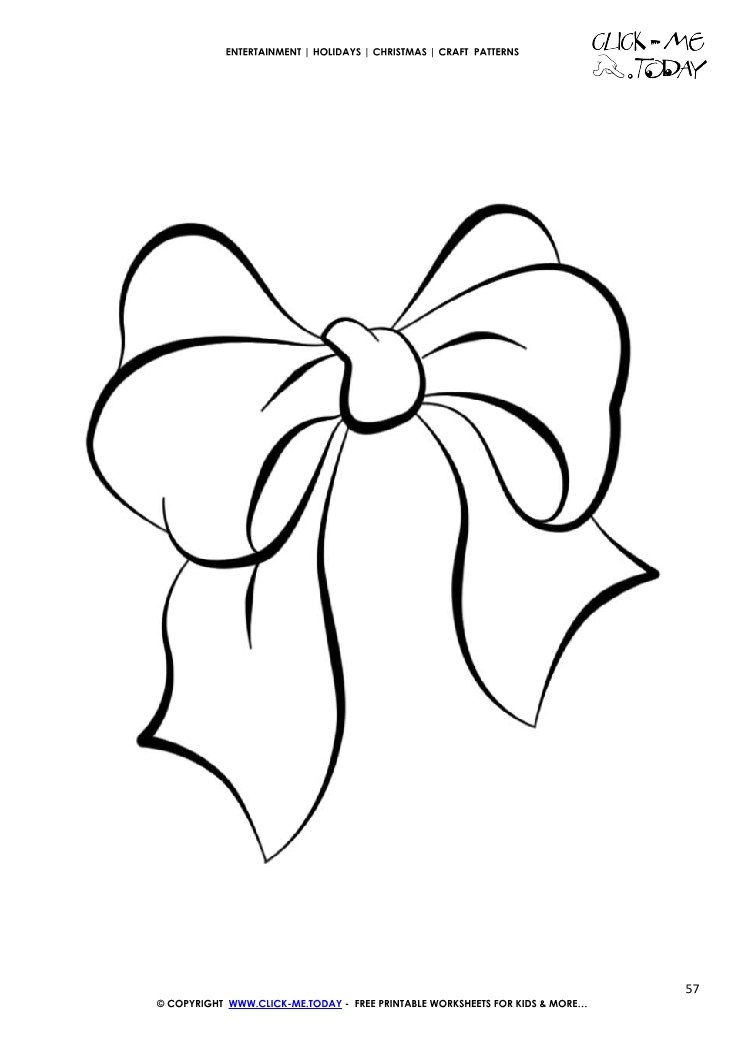 Wide Bow Craft Pattern