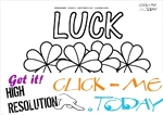 St. Patrick's Day Coloring page: 47 Four Leaf Clovers - Luck