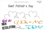 St. Patrick's Day Coloring page:26 Shamrocks - St.Patrick's Day