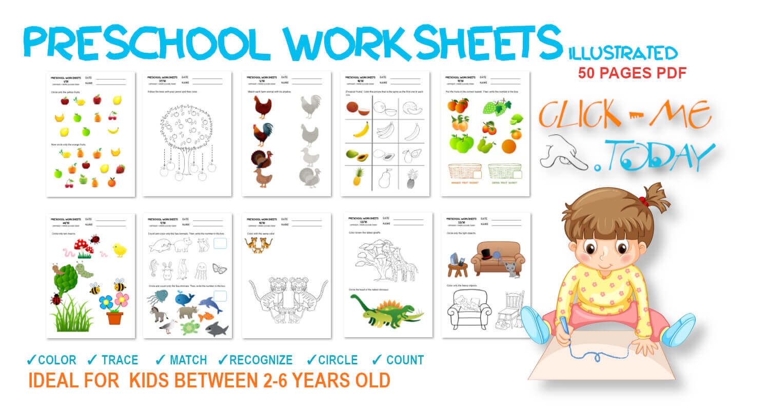 Free Printable Preschool Worksheets PDF