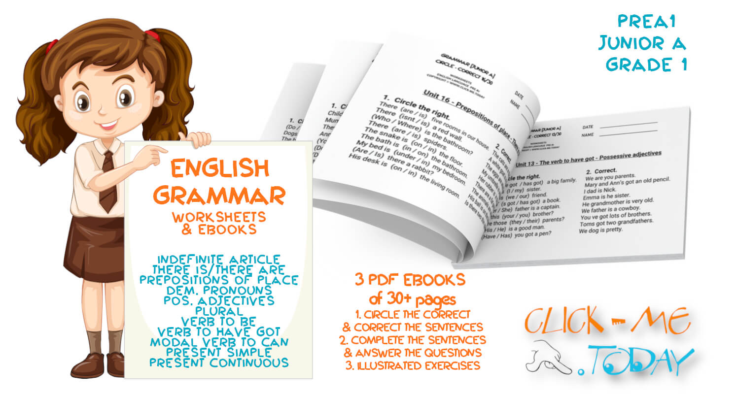 Grammar worksheets for Beginners PDF