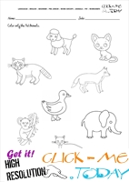 Pet Animals Worksheet - Activity Sheet 3